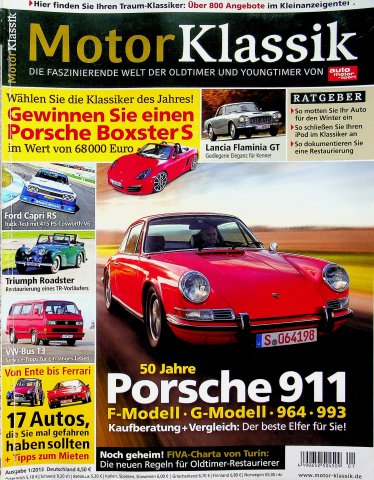 Deckblatt Motor Klassik (01/2013)